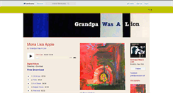 Desktop Screenshot of grandpawasalion.bandcamp.com