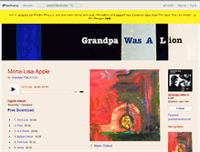 Tablet Screenshot of grandpawasalion.bandcamp.com