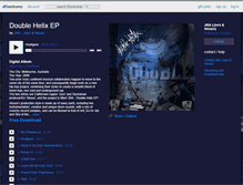 Tablet Screenshot of doublehelixep.bandcamp.com