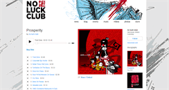 Desktop Screenshot of noluckclub.bandcamp.com