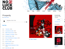 Tablet Screenshot of noluckclub.bandcamp.com