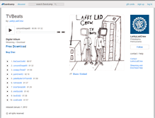 Tablet Screenshot of lankyladcrew.bandcamp.com