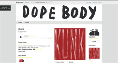 Desktop Screenshot of dopebody.bandcamp.com