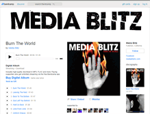Tablet Screenshot of mediablitz.bandcamp.com