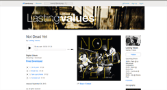 Desktop Screenshot of lastingvalues.bandcamp.com