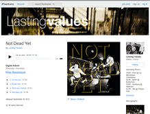 Tablet Screenshot of lastingvalues.bandcamp.com