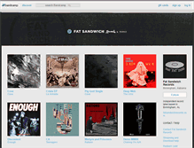 Tablet Screenshot of fatsandwich.bandcamp.com