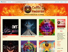 Tablet Screenshot of caffixrecords.bandcamp.com