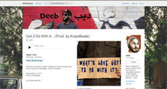 Desktop Screenshot of deeb.bandcamp.com