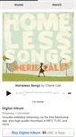 Mobile Screenshot of cheriecallmusic.bandcamp.com