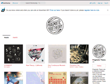 Tablet Screenshot of pragmatictheory.bandcamp.com
