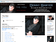 Tablet Screenshot of donnysawyer.bandcamp.com