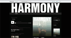Desktop Screenshot of harmony.bandcamp.com