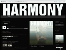 Tablet Screenshot of harmony.bandcamp.com