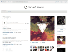 Tablet Screenshot of carvedsouls.bandcamp.com