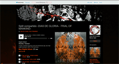 Desktop Screenshot of diasdegloria.bandcamp.com