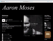 Tablet Screenshot of aaronmoses.bandcamp.com