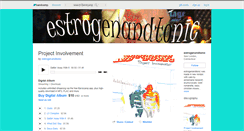 Desktop Screenshot of estrogenandtonic.bandcamp.com