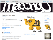 Tablet Screenshot of macondo.bandcamp.com