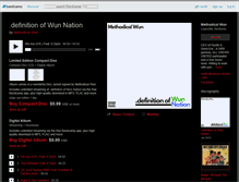 Tablet Screenshot of methodicalwun.bandcamp.com