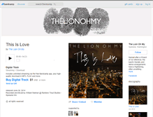 Tablet Screenshot of lionohmymusic.bandcamp.com