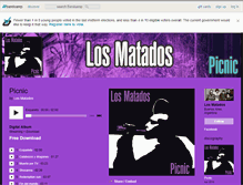 Tablet Screenshot of losmatados.bandcamp.com