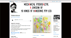 Desktop Screenshot of mechanicalpterodactyl.bandcamp.com