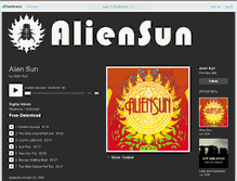 Tablet Screenshot of aliensun.bandcamp.com