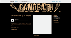 Desktop Screenshot of camdeath.bandcamp.com
