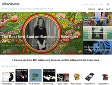 Tablet Screenshot of ajemusic.bandcamp.com