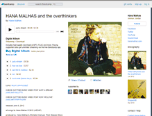 Tablet Screenshot of hanamalhas.bandcamp.com