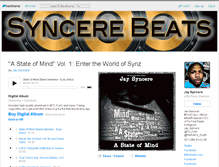 Tablet Screenshot of jay-syncere.bandcamp.com