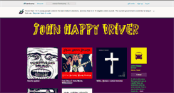 Desktop Screenshot of johnhappydriver.bandcamp.com
