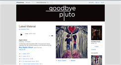Desktop Screenshot of goodbyepluto.bandcamp.com