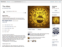Tablet Screenshot of donksongsunited.bandcamp.com
