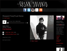 Tablet Screenshot of cesarsolorio.bandcamp.com