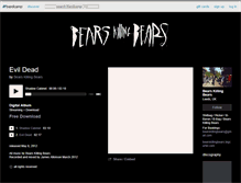 Tablet Screenshot of bearskillingbears.bandcamp.com