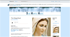 Desktop Screenshot of bluemantlemusic.bandcamp.com