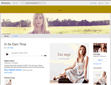 Tablet Screenshot of lisaauge.bandcamp.com