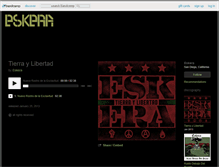 Tablet Screenshot of eskera.bandcamp.com