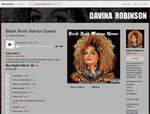 Tablet Screenshot of davinarobinson.bandcamp.com