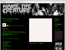 Tablet Screenshot of namethecreature.bandcamp.com