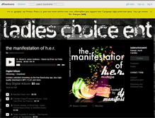 Tablet Screenshot of ladieschoiceent.bandcamp.com