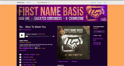 Desktop Screenshot of firstnamebasis.bandcamp.com