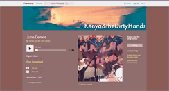 Desktop Screenshot of kenyaandthedirtyhands.bandcamp.com