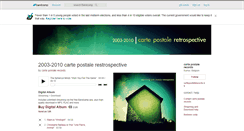 Desktop Screenshot of cartepostalerecords.bandcamp.com