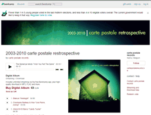 Tablet Screenshot of cartepostalerecords.bandcamp.com