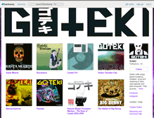 Tablet Screenshot of goteki.bandcamp.com