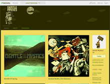 Tablet Screenshot of gentlemystics.bandcamp.com