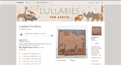 Desktop Screenshot of lullabiesforafrica.bandcamp.com